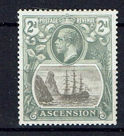 Image of Ascension SG 13b LMM British Commonwealth Stamp